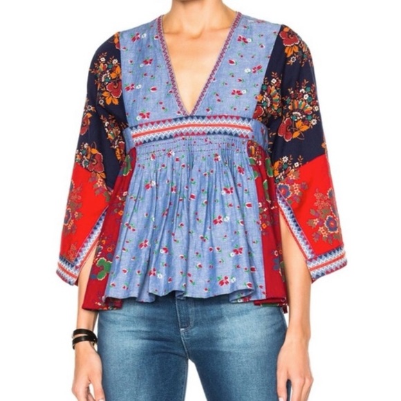 Ulla Johnson Tops - Ulla Johnson Nadi Top Patchwork